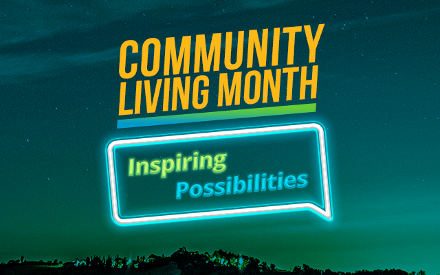 Community living month banner