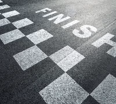 Finish Line stock image