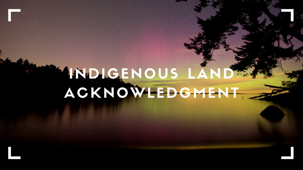 Land Acknowledgement Banner