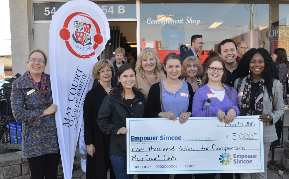 Maycourt Club of Barrie Empower Simcoe