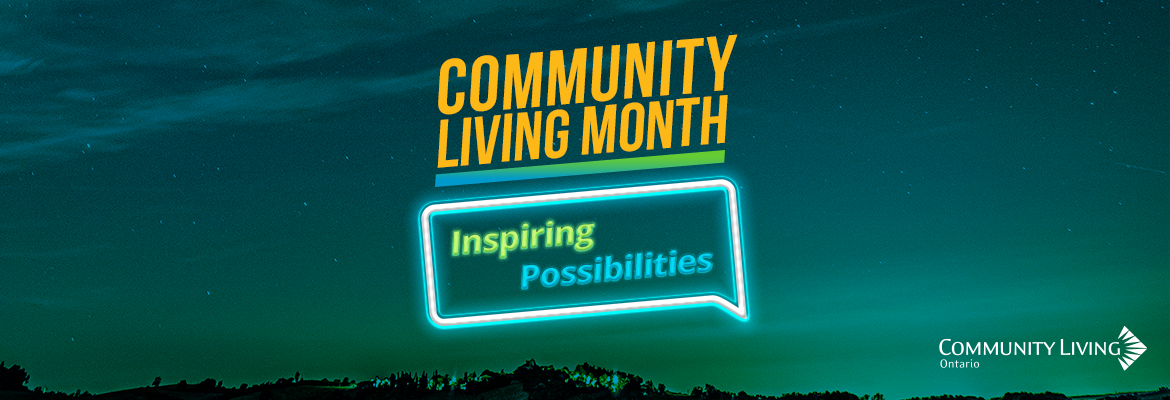 Community living month banner