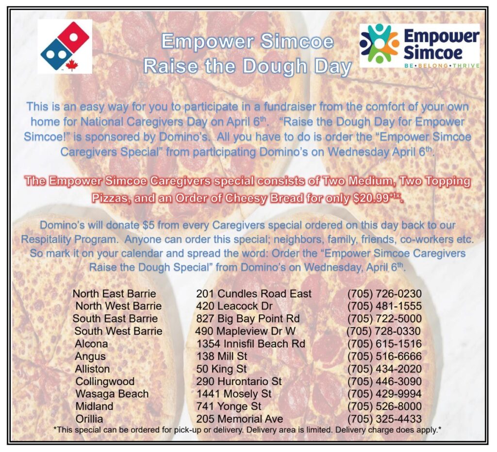 Dominos Fundraising Poster