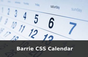 CSS Calendar of Activities